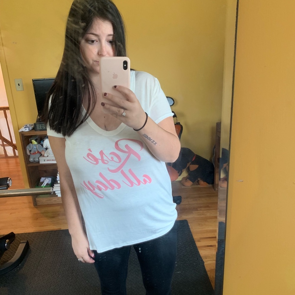 Rose all day Top